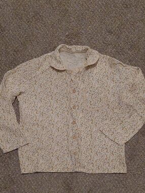 Boxy Floral Cotton Blouse